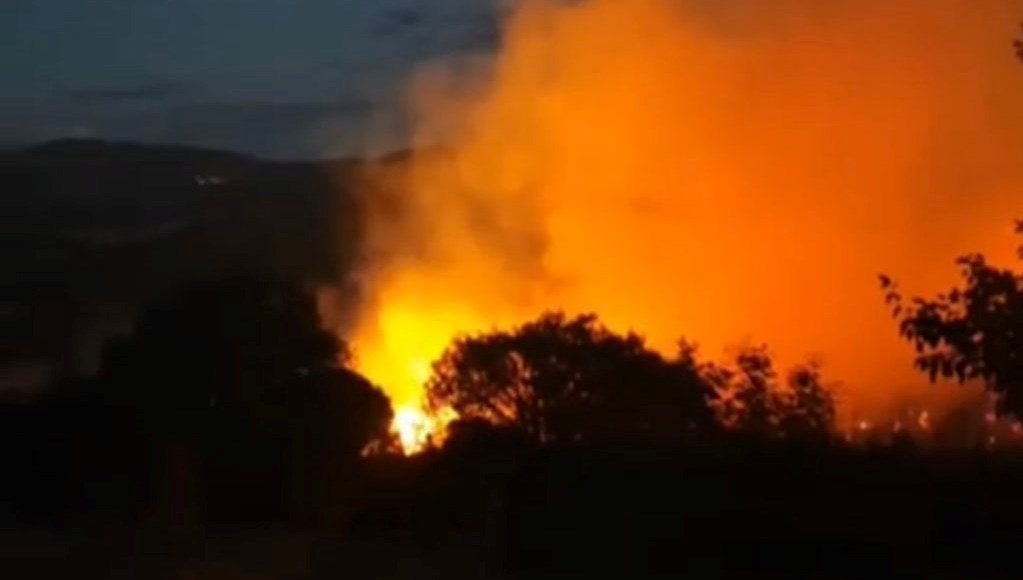 balikesirde yangin yol kenarinda basladi ormana sicradi zEwjuEbM