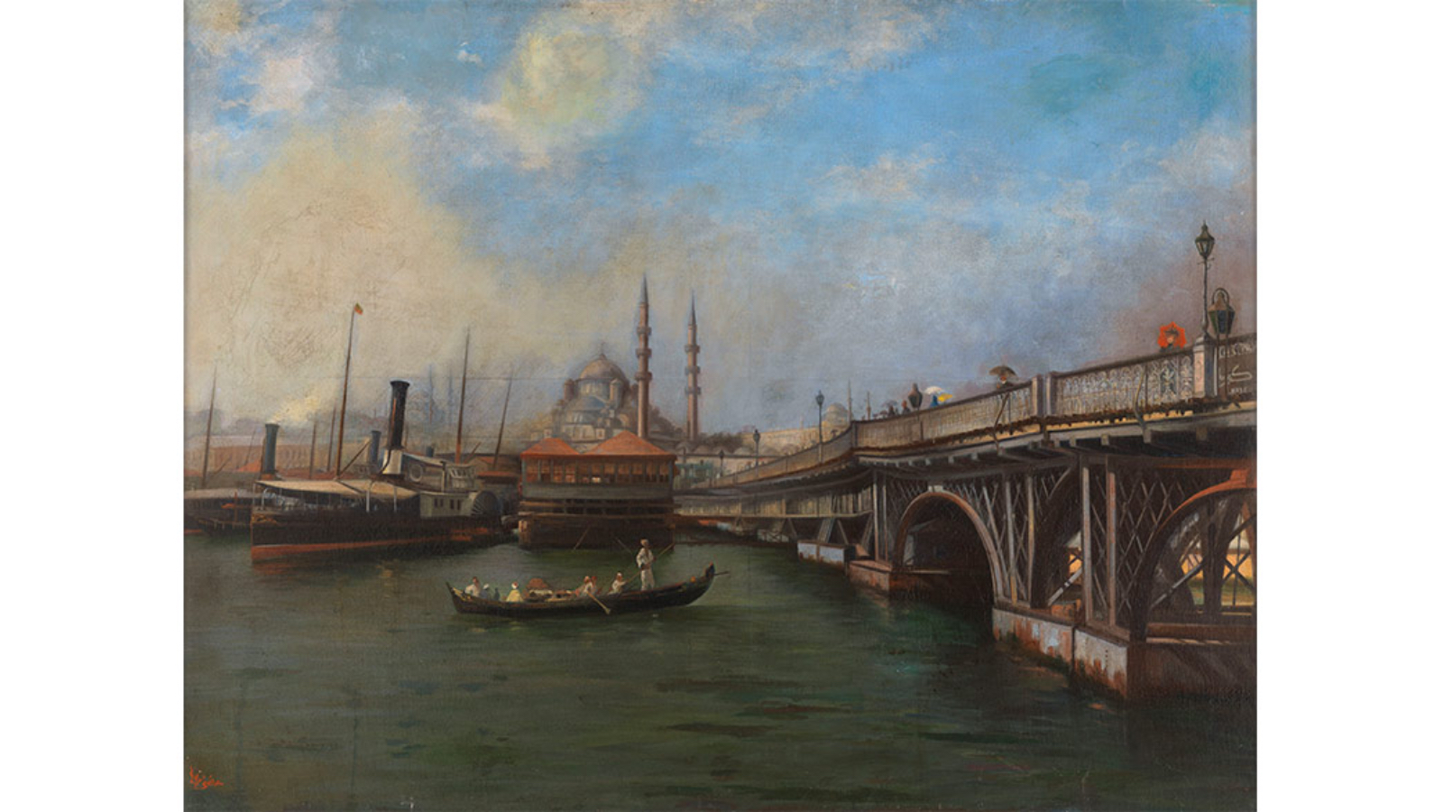 istanbulun semtleri onlarca yil once nasil gorunuyordu istanbulun resmi sergisi antalyada UQVK7f99