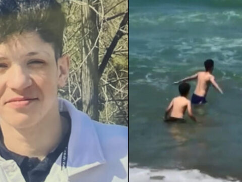 Yasakli bolgede denize girmisti 14 yasindaki halilin son goruntuleri yurek yakti ATWEx43J